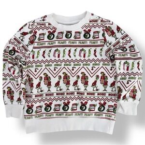 Hanna Andersson x Grinch Cotton Sweatshirt Sz 4 (100cm) Dr Seuss Christmas